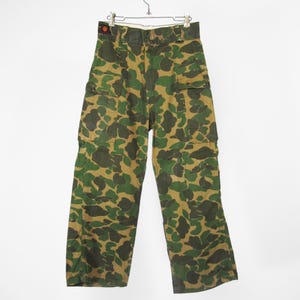 60s Aegean Camo Side Pocket Trousers カモ 60s Camo Pants - Etsy