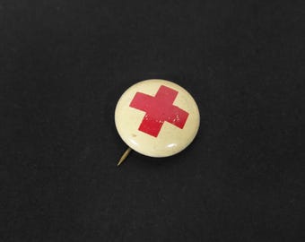 Vintage 1919 Red Cross Pin: WWI Antique Collectible - Etsy