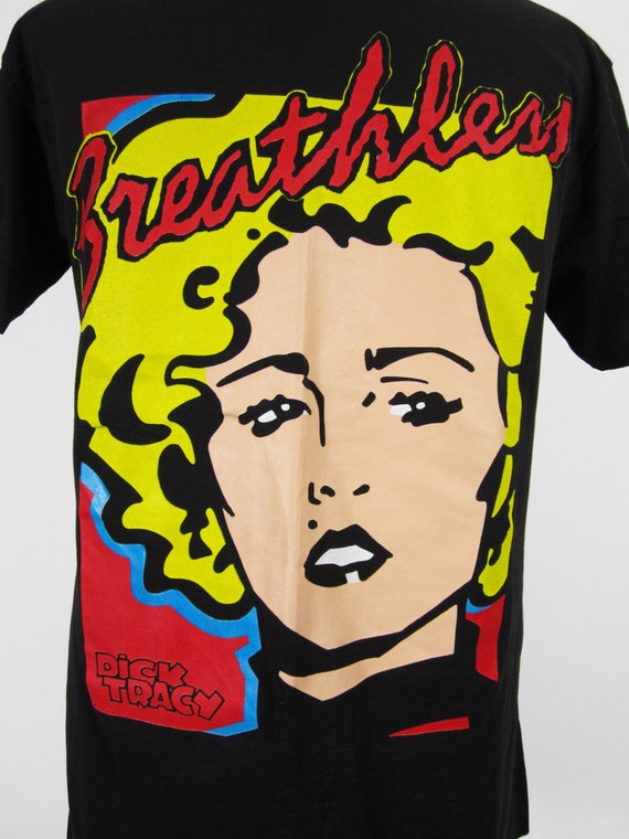 Vintage Madonna 1990 T-shirt Dick Tracy Breathles… - image 4