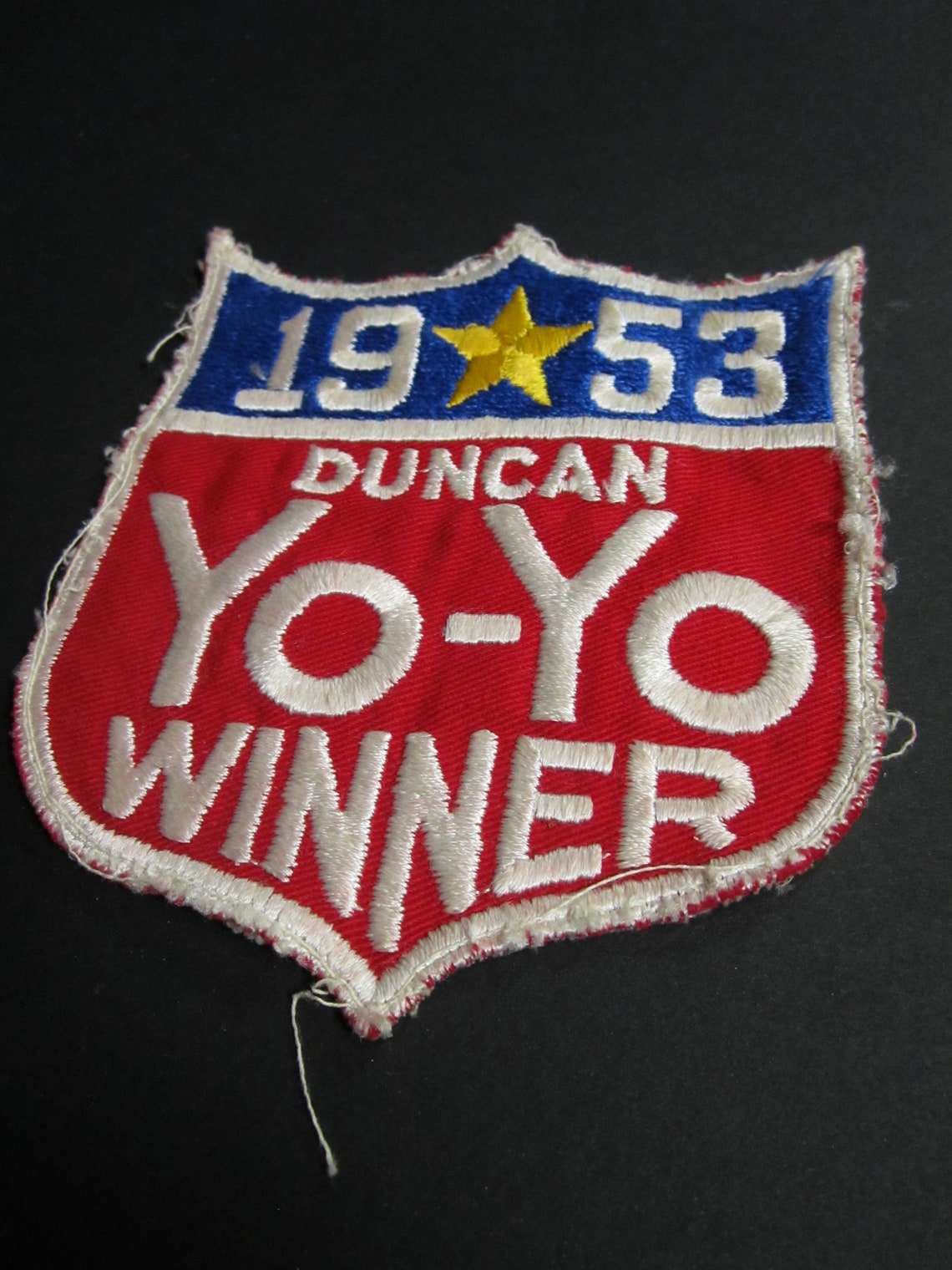 Vintage 1953 Duncan YoYo Patch 1953 Concours Gagnant Large Etsy