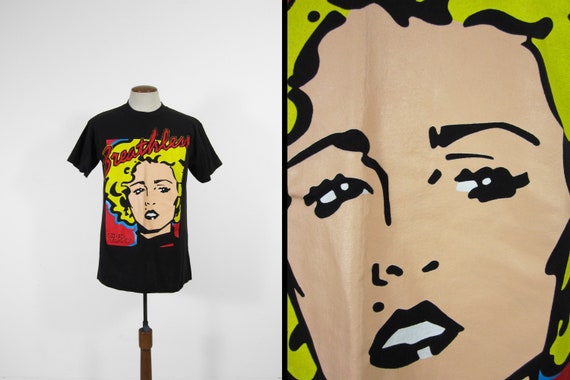 Vintage Madonna 1990 T-shirt Dick Tracy Breathles… - image 1