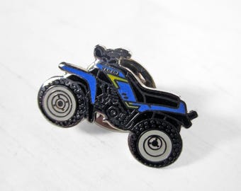 Vintage Yamaha ATV Pin 80s Enamel 4 Wheeler