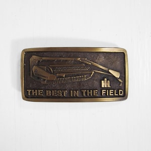 Vintage International Harvester Belt Buckle Farm Equipment