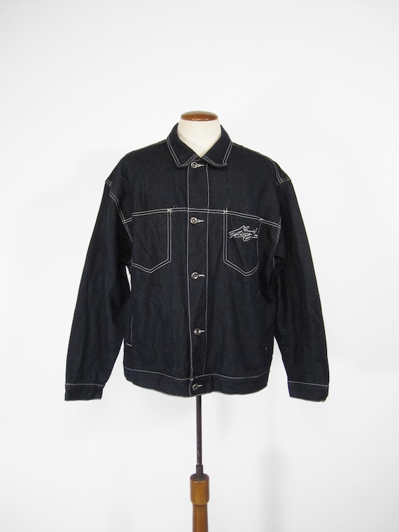 Vintage Karl Kani Denim Jacket Signature 90s Hip … - image 2