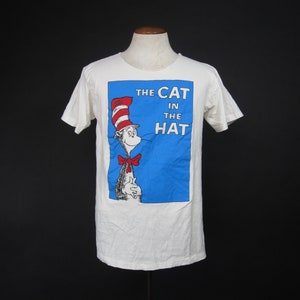 Vintage Katze im Hut T-shirt 80er Jahre Single Stitch Goldfischglas - Size Large
