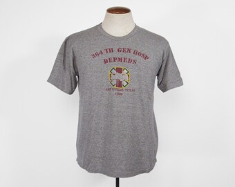 Vintage Camp Bullis Texas T-shirt US Army Medic Tee - Medium