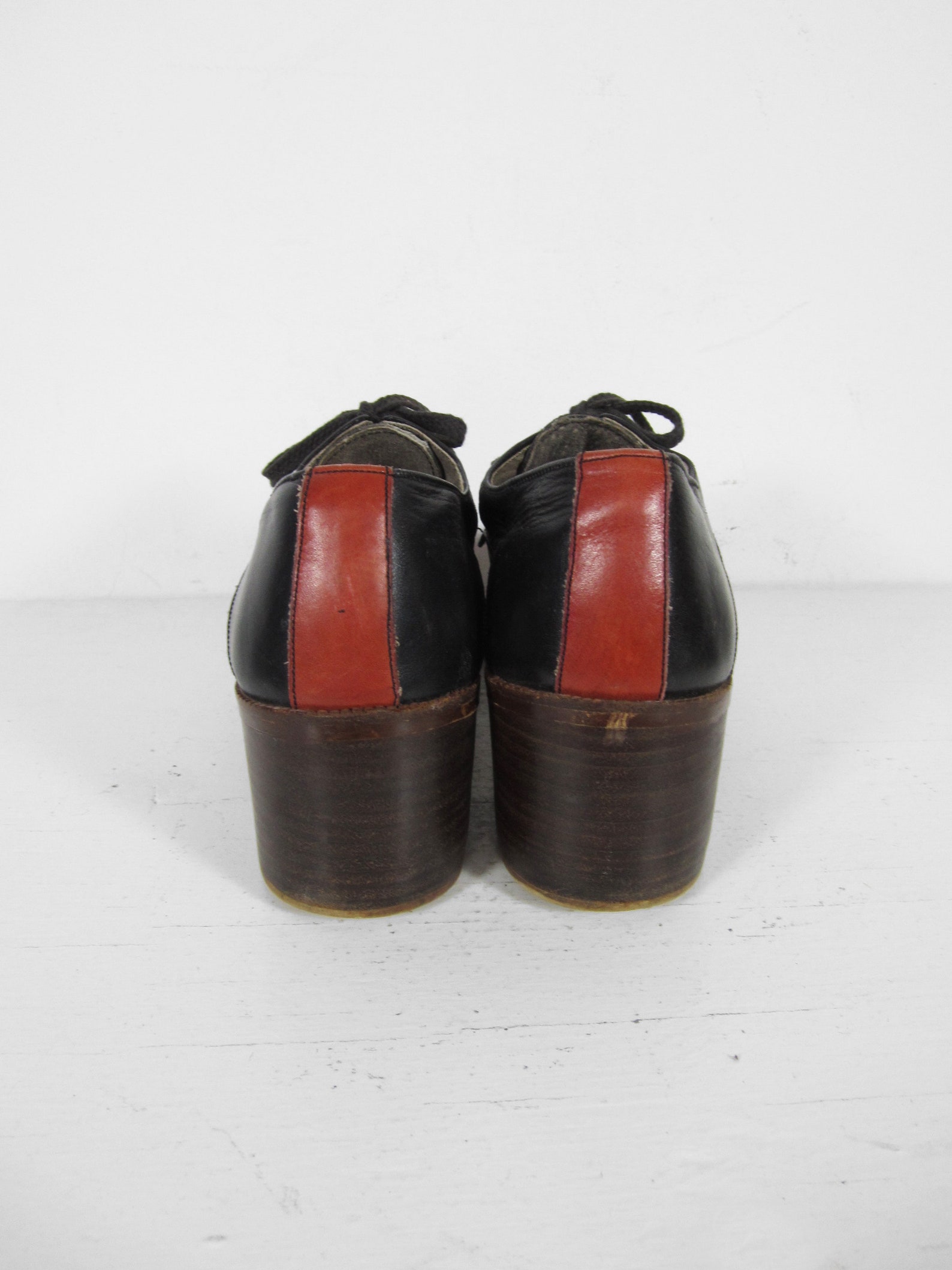 mens red platform shoes