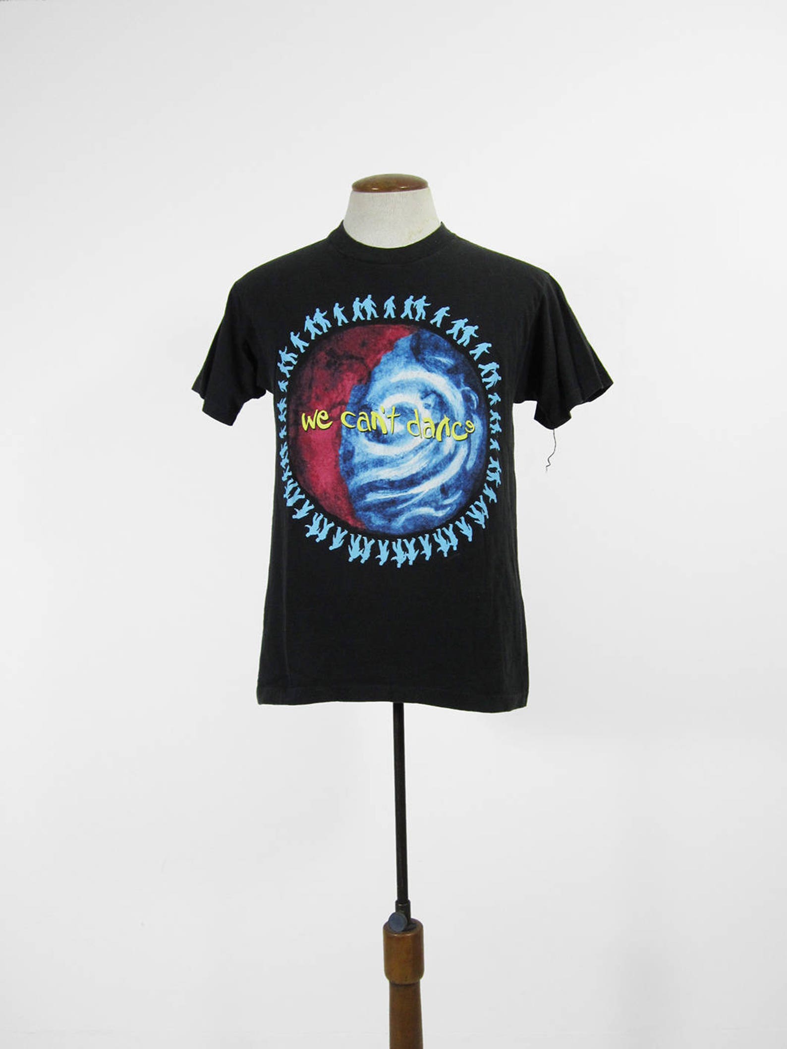 Vintage Genesis T-shirt We Can't Dance 1992 Black Tour | Etsy