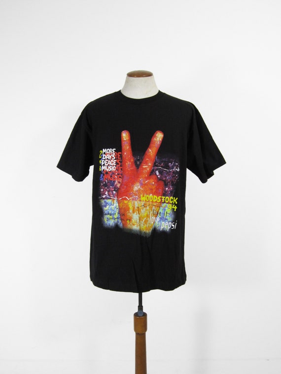 Vintage Woodstock 94 T-shirt Pepsi NOS Concert Tee 1990s