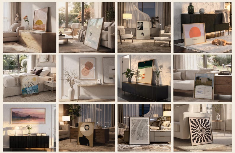 2000+ Ultimate Frame Mockup Bundle – Whole Shop Collection, Wall Art Mockup PSD, Photoshop & Photopea Compatible image 19