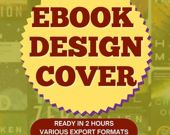 Servicio de diseño personalizado de libros electrónicos / Formato profesional de portada e interior de libros electrónicos / Entrega rápida y revisiones ilimitadas