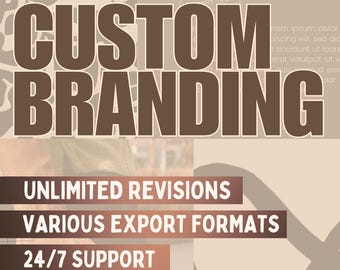 Professional Custom Branding Kit | Unique Logo & Visual Identity Design