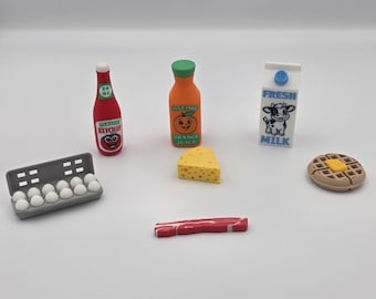 Food Fridge Magnets – Mini Kitchen Decor Set