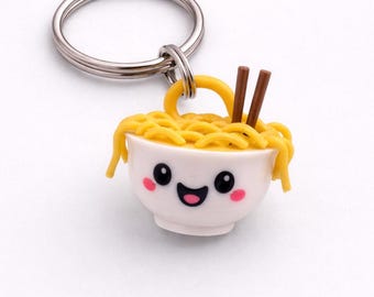 Ramen Bowl Keychain | Food Lovers Gift | Cute Bag Charm