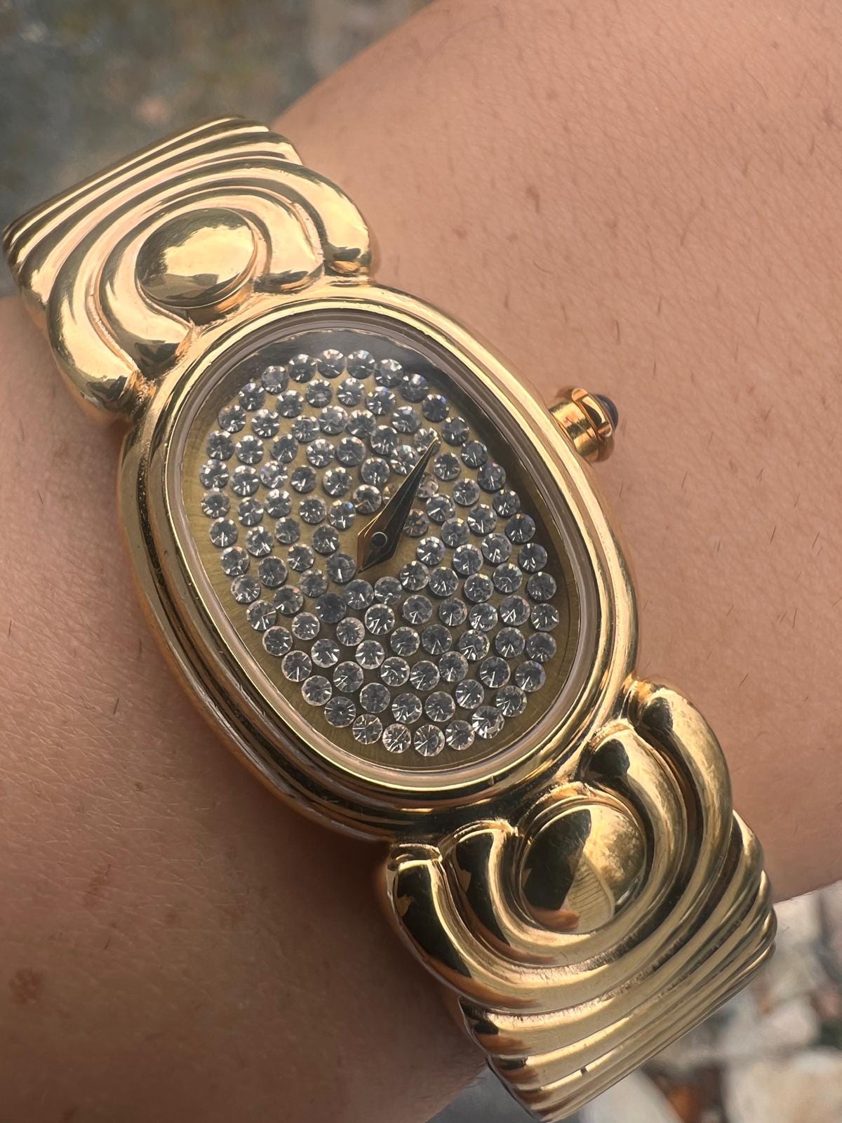 Gold Raymond Weil Ladies Watch With Diamonds - Etsy Canada display picture 2
