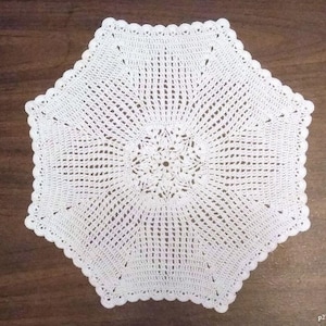 Crocheted White Doily (p27)