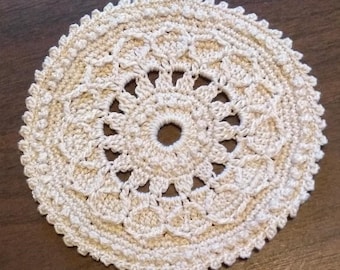 Beige crocheté (écru) Nappercé (e18)