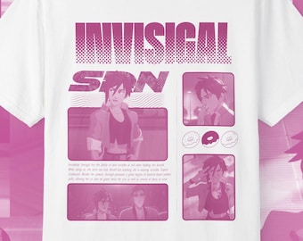 Invisigal Visi Graphic Tee: Superhero Dispatch, Comfort Colors Shirt