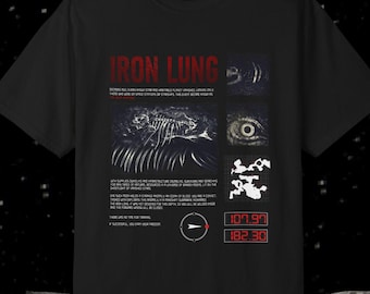 Camiseta de manga corta Markiplier del juego de la película Iron Lung