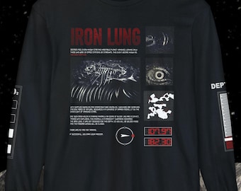 Camiseta de manga larga Markiplier del juego de la película Iron Lung