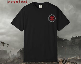 Camiseta gráfica de Resident Evil 9 Requiem - Diseño en la espalda / Camiseta de videojuego de terror