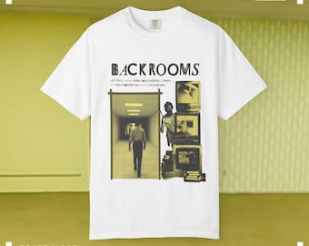 Backrooms Film Graphic T-shirt - Front Design | Horror Film Tee