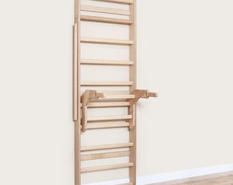 MowoFit Base Swedish Ladder Wall Bars – Calisthenics Fitness System