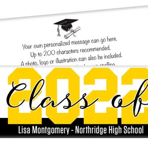 Class of 2024, any year, Graduation Candy Bar Wrappers - Personalized Graduation Party Favors - 2024 Graduation Celebration - Set of 12