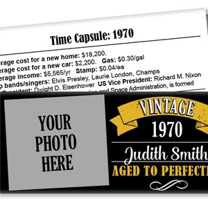 Aged to Perfection Vintage Photo Birthday Candy Bar Wrappers - Adult Milestone Favors 40th, 50th, 60th, 70th, 80th Any Age - Set of 12