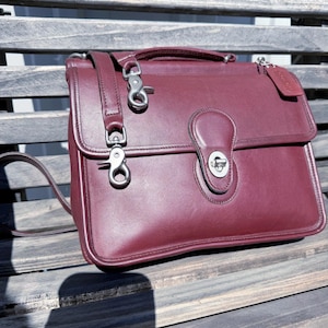 Red Coach Willis Bag - Etsy