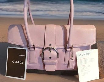 F17605 Y2K Coach Ashley - Pleated Dusty Rose/pink Leather Hobo F17605 Y2K Coach Ashley - Pleated Dusty Rose/pink Leather Hobo