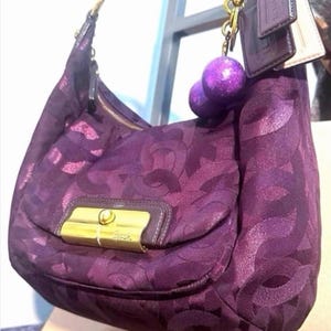 Purple Vintage Coach Bags - Etsy