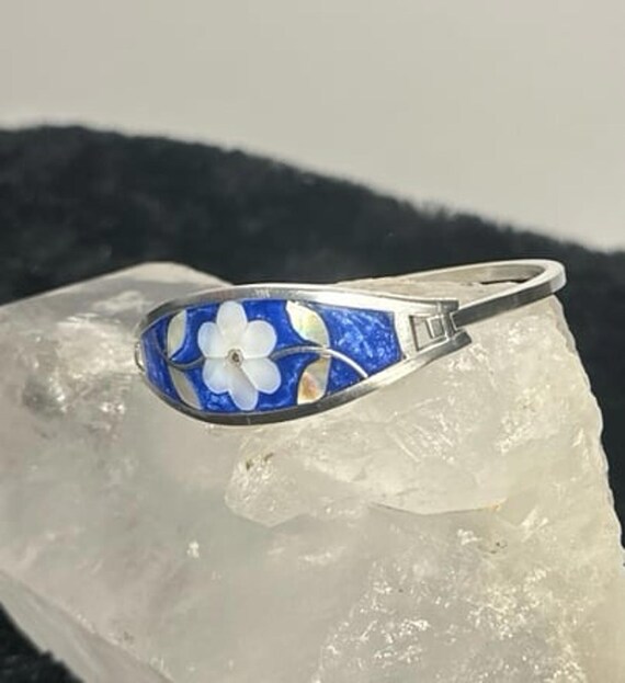 Bracelet Mexican Solid Sterling silver makers mar… - image 5