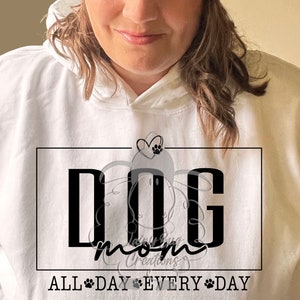 File di progettazione digitale Dog Mom, PNG e JPG