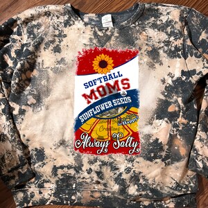 Softball Mom sunflower seeds Sublimation File, JPG and PNG