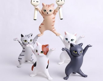 Resin Cat Pen Holder, Desk Organizer, Cat Lover Gift