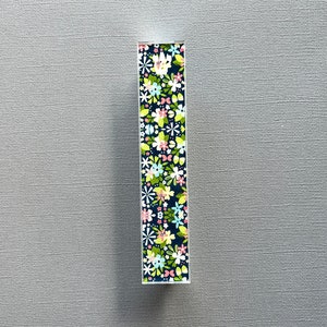 Mezuzah, Little Flowers, Scroll Case, Jewish Gift, Baby Naming, Birthday, Wedding, Housewarming, Mother's Day