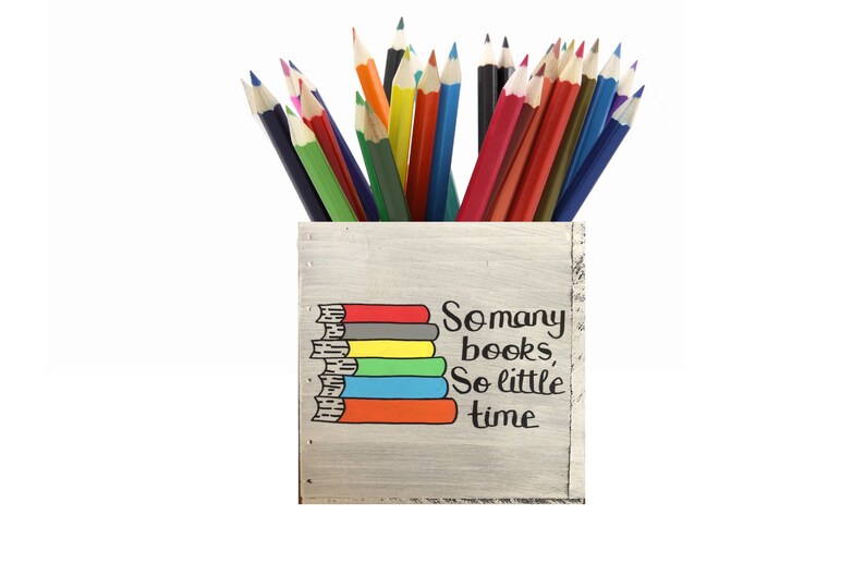 Book Planter So Many Books Reading Lover Gift Gift for image 8