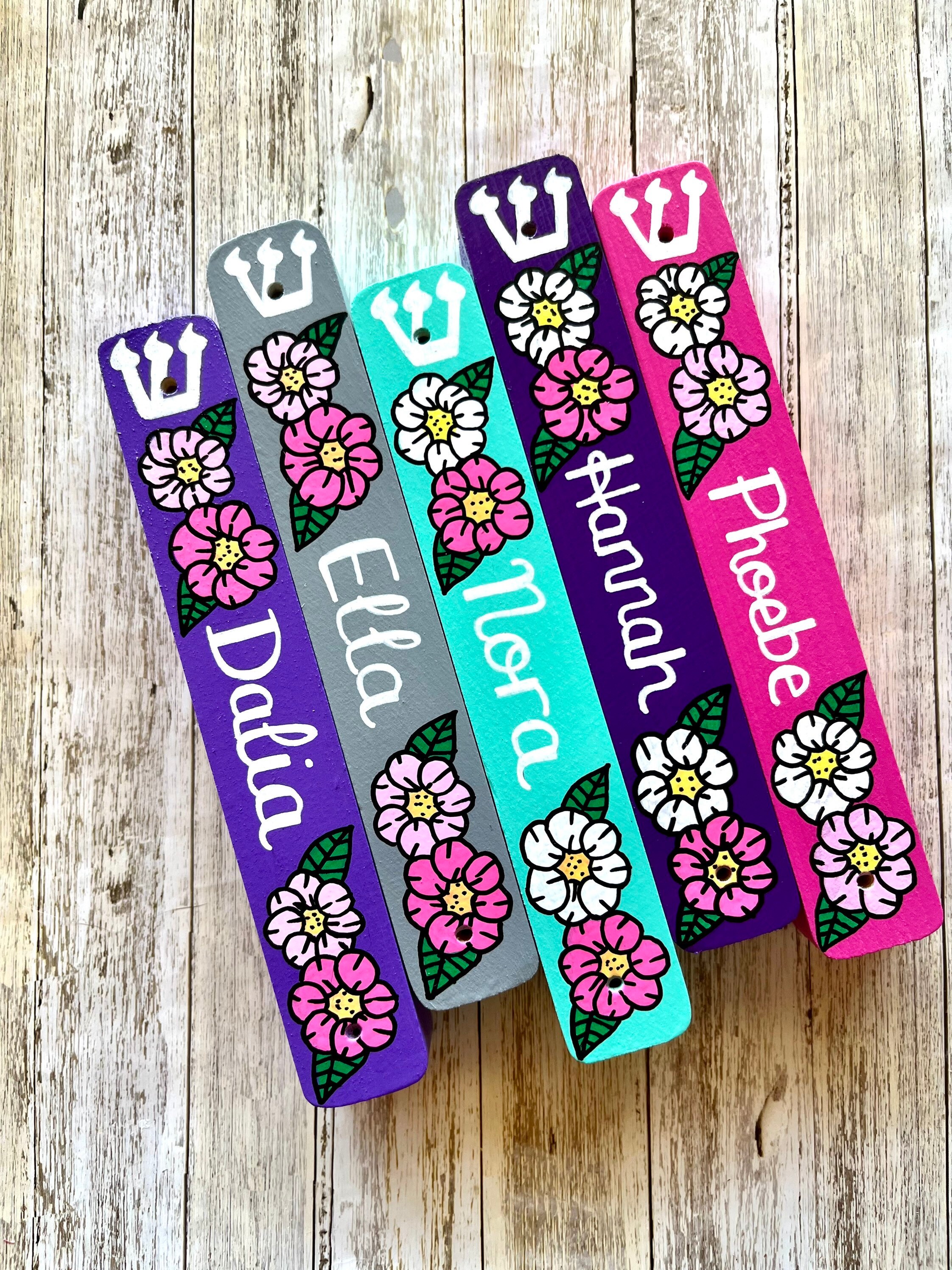 Children's Mezuzahs Personalized Jewish Baby Naming Etsy UK