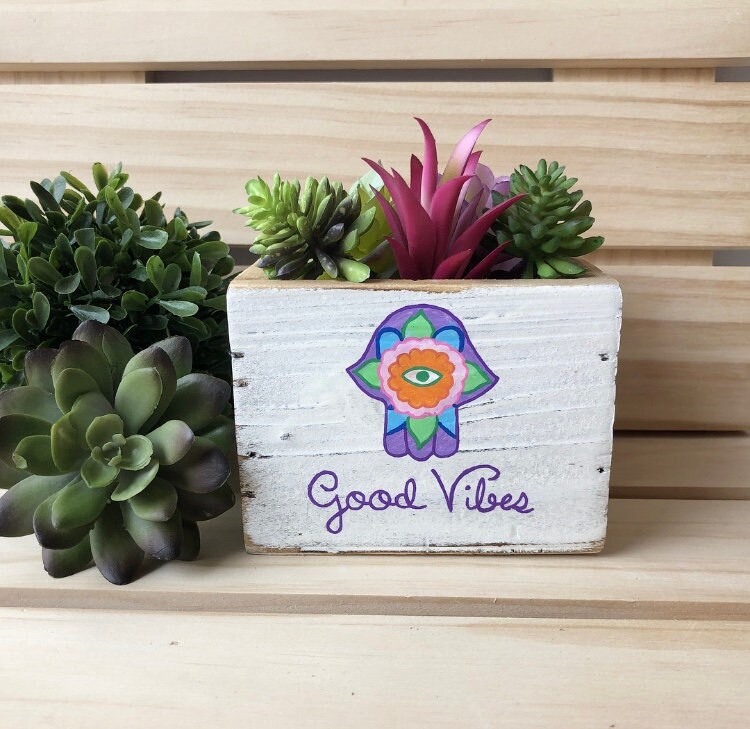 Hamsa Deko Good Vibes Hamsa Geschenkbox Evil Eye | Etsy