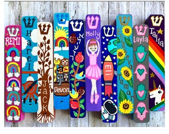 Mezuzah, Children's Mezuzah, Jewish Baby Naming Gift, Jewish Wedding Gift, Upsherin Gift, Personalized Mezuzah, Sports Mezuzah, Hanukkah