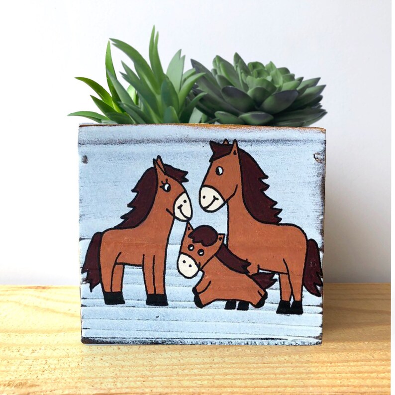 Horse Planter Horse Family Gift Horse Decor Succulent Etsy
