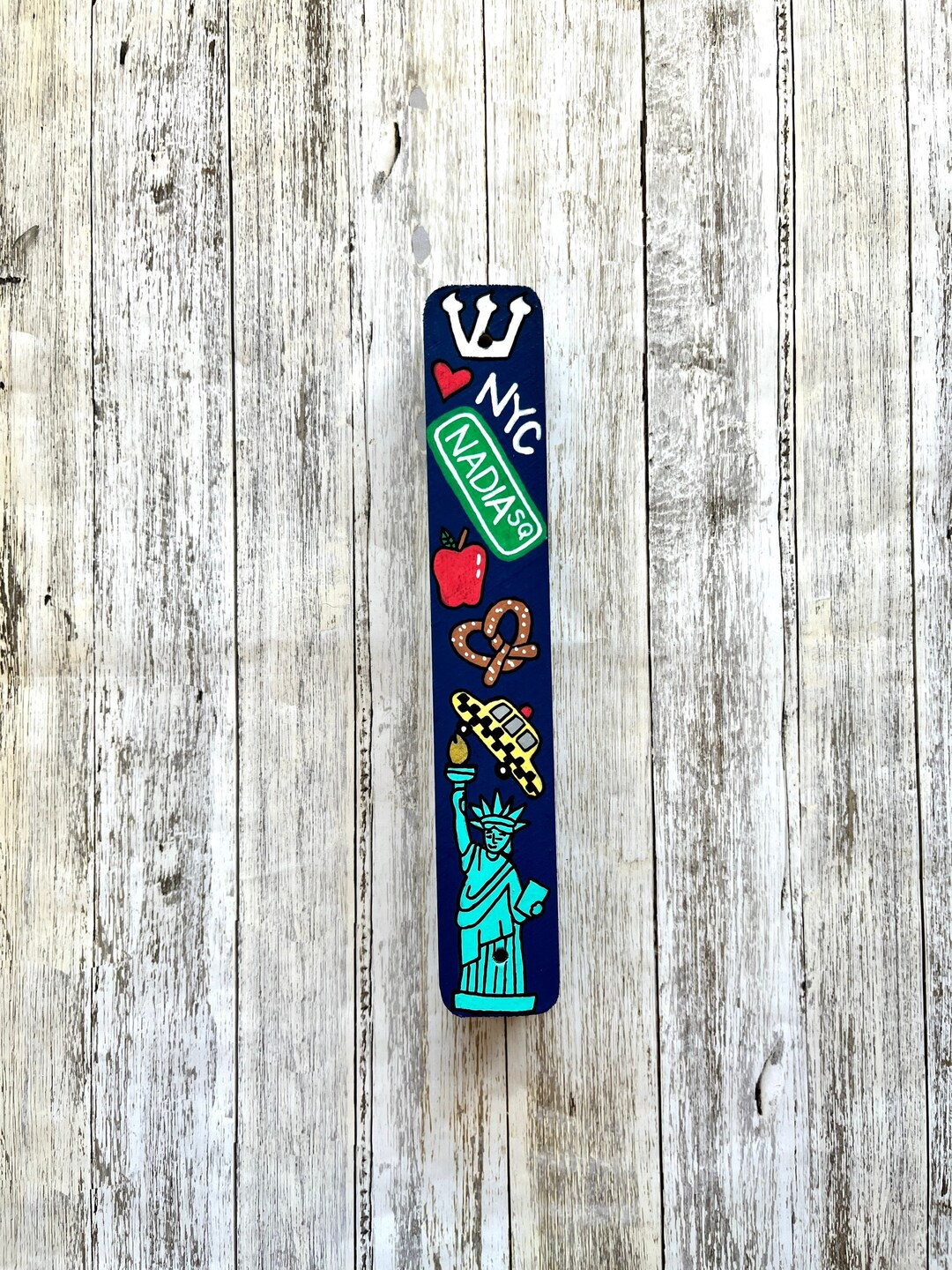 New York City Mezuzah Personalized NYC Jewish Gift Baby Etsy