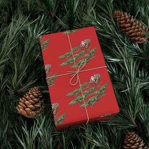 Cajun Santa Alligator Sleigh Wrapping Paper: Louisiana Christmas, Alligator Christmas Wrapping Paper | Funny & Unique Holiday Gift Wrap image 5