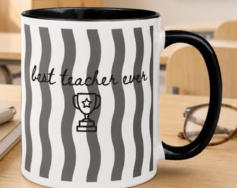 Tazza "Il miglior insegnante di sempre", regalo per apprezzare gli insegnanti, tazza da caffè
