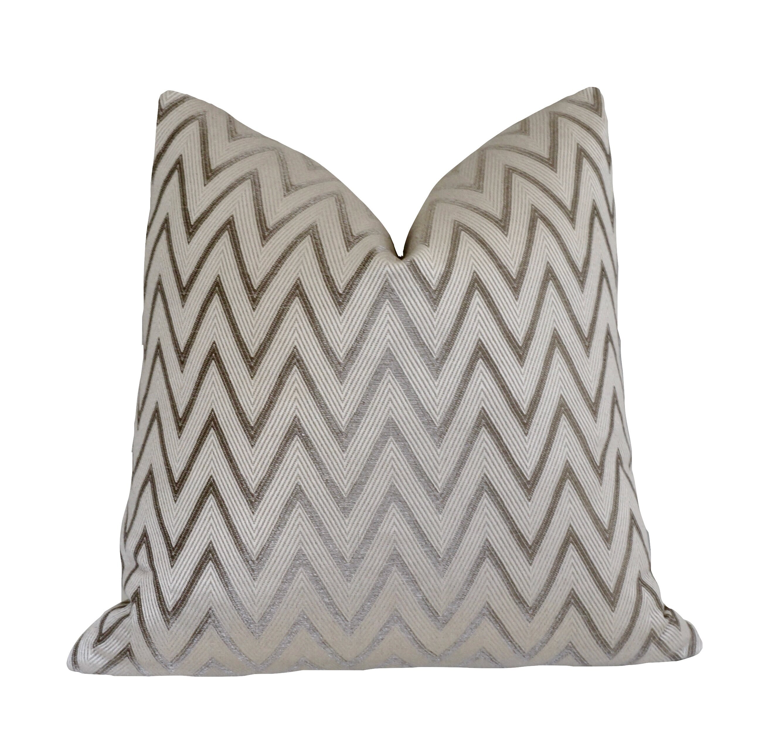 Grey clearance chevron pillow