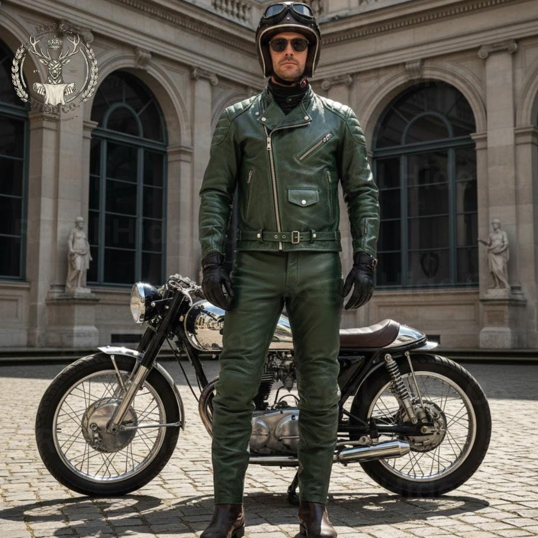 Luxus Cafe Racer Outfit Herren Ebenbild