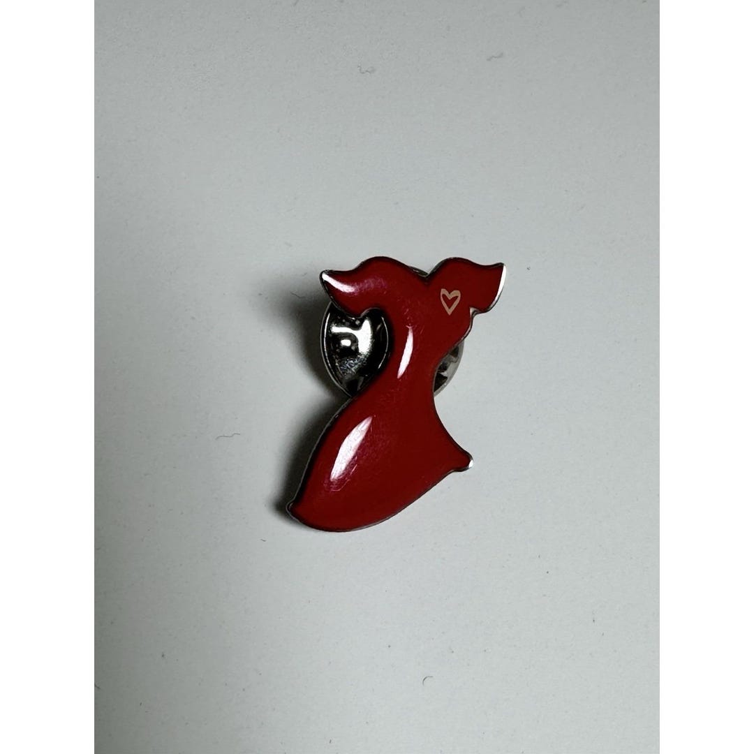 Vintage American Heart Association Red Dress Pin - Etsy