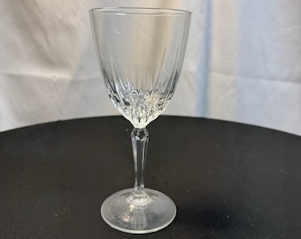 Vintage Lead Crystal Stemmed 6 Oz Wine Glass