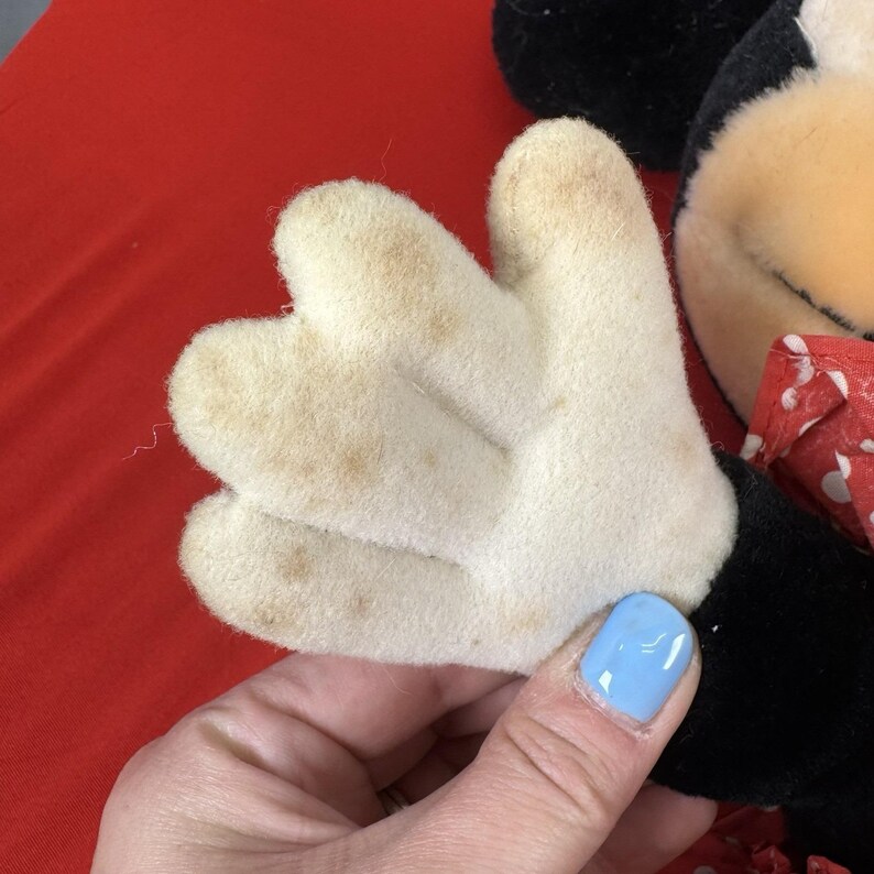 Vintage Disneyland Walt Disney World 14" Minney Mouse Plush Stuffed Animal 1970s image 3